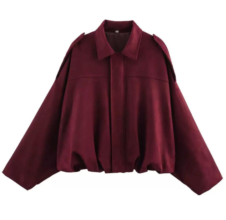 Veste courte structurée à épaules marquées