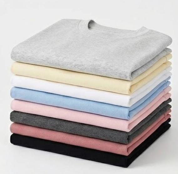 T-shirt basique à manches courtes pour femme