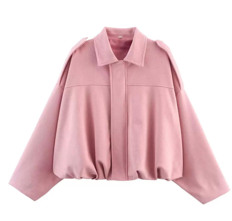 Veste courte structurée à épaules marquées