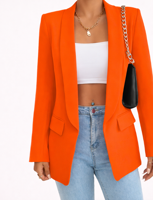 Blazer structuré à coupe élégante