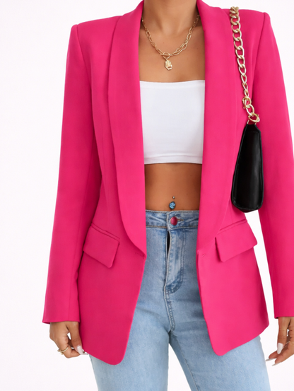 Blazer structuré à coupe élégante