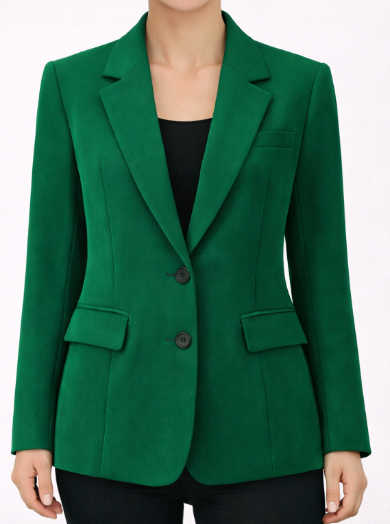 Blazer élégant à coupe structurée