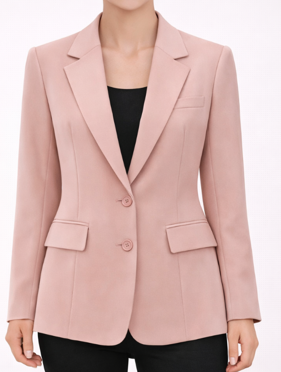 Blazer élégant à coupe structurée