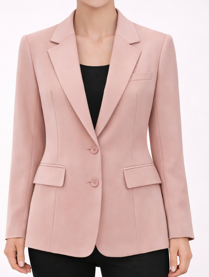 Blazer élégant à coupe structurée