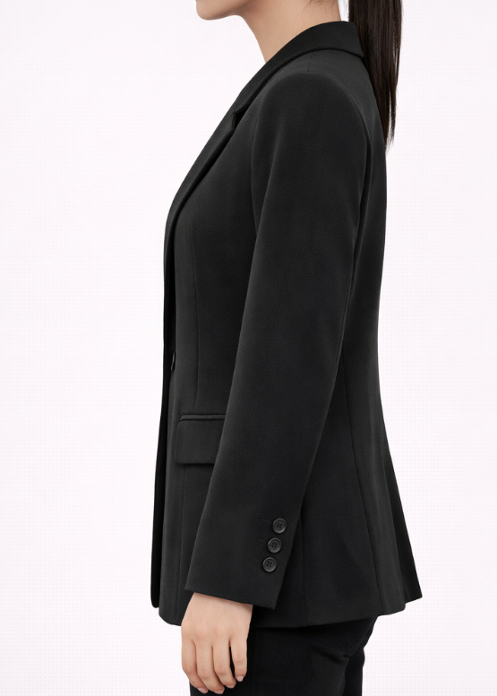 Blazer élégant à coupe structurée