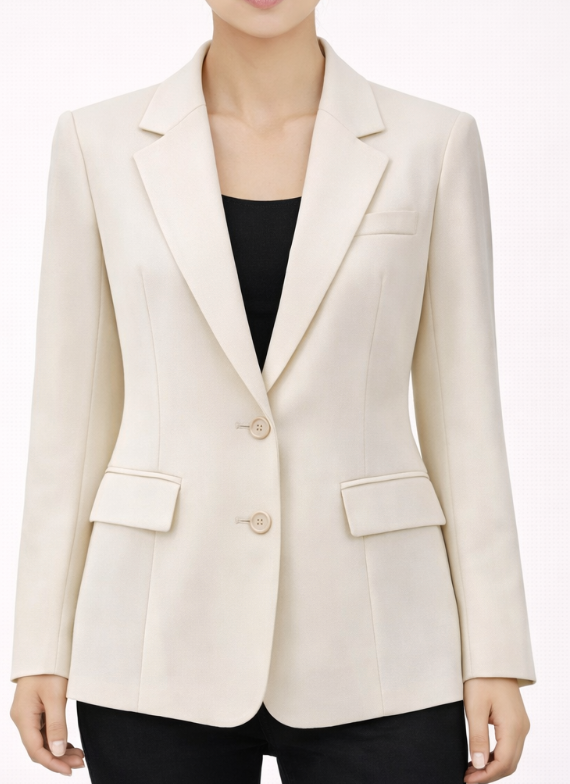 Blazer élégant à coupe structurée