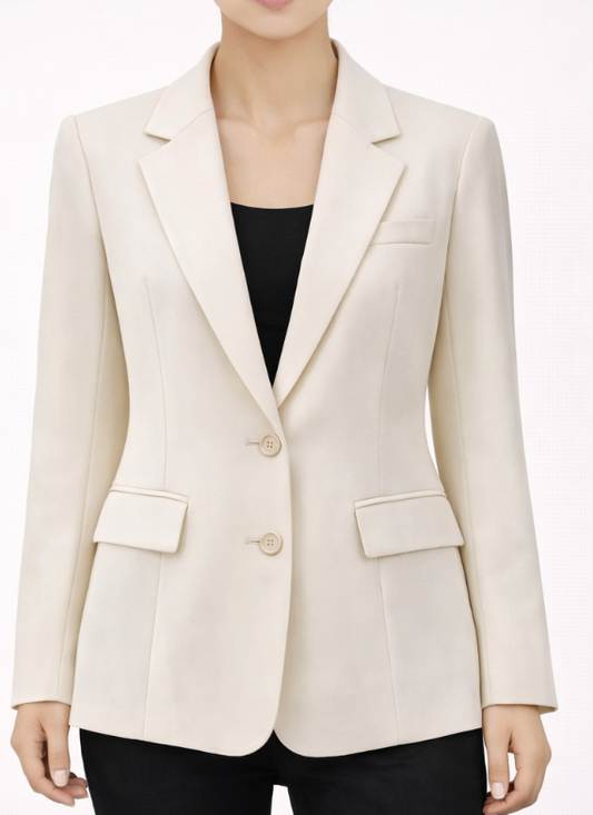 Blazer élégant à coupe structurée